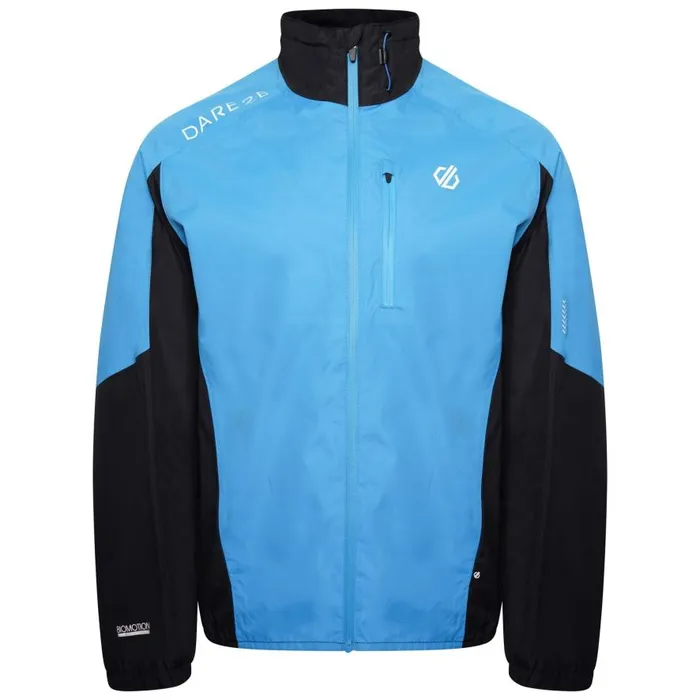 Dare 2b Mediant Waterproof Cycling Jacket Methyl Blue Black Men Lightweight Jackets