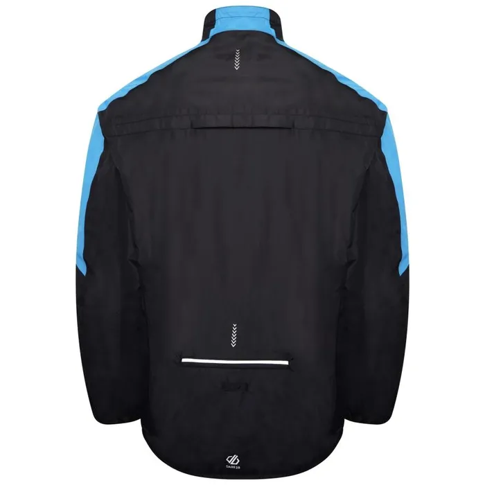 Dare 2b Mediant Waterproof Cycling Jacket Methyl Blue Black Men Lightweight Jackets