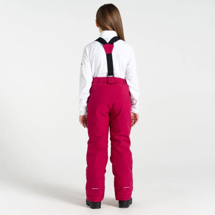 Dare 2b Motive Waterproof Insulated Ski Pants Berry Pink Kids Ski Trousers and Salopettes