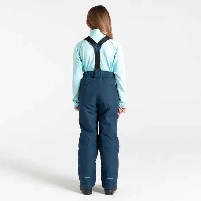 Dare 2b Motive Waterproof Insulated Ski Pants Moonlight Denim Kids Ski Trousers and Salopettes
