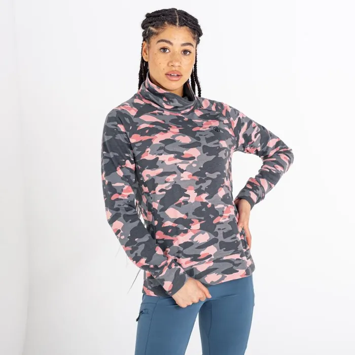 Dare 2b Offline Sweater Powder Pink Women Hoodies and Sweatshirts