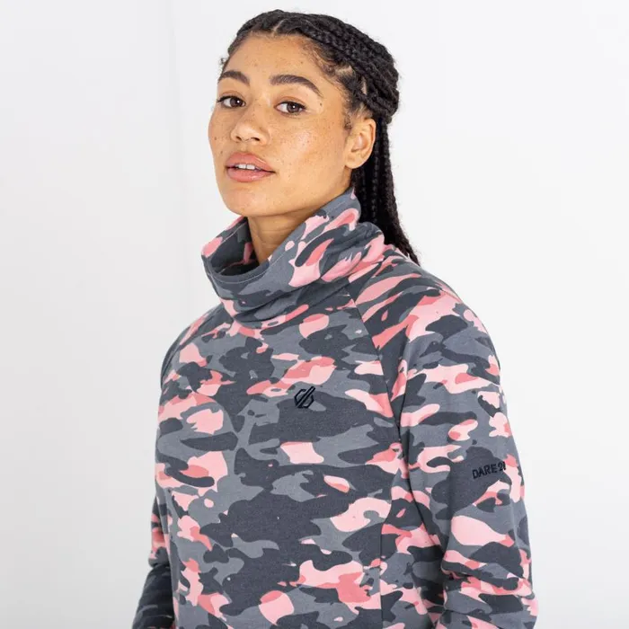 Dare 2b Offline Sweater Powder Pink Women Hoodies and Sweatshirts
