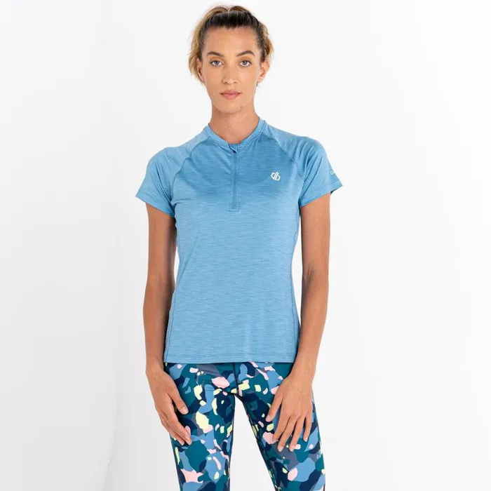 Dare 2b Outdare III Lightweight Jersey Niagara Blue Women Gym Tops
