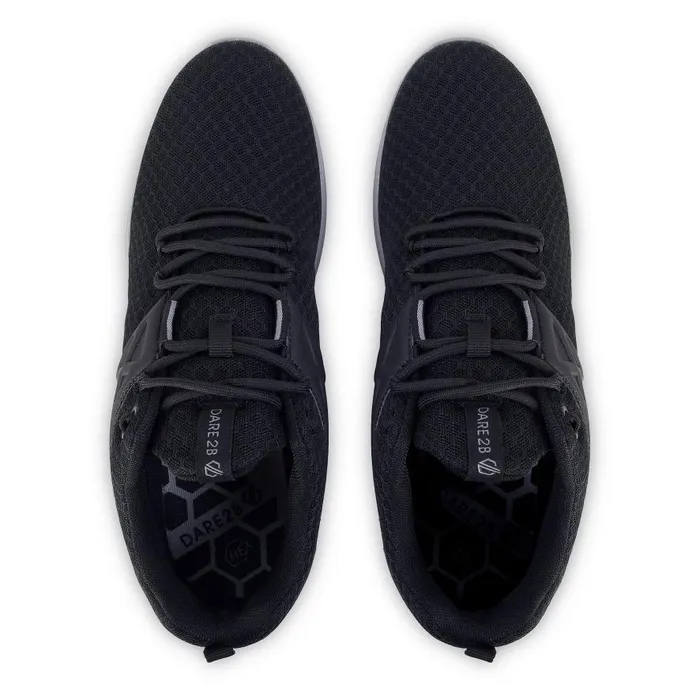 Dare 2b Plyo Lightweight Trainers Black Dark Steel Men Trainers