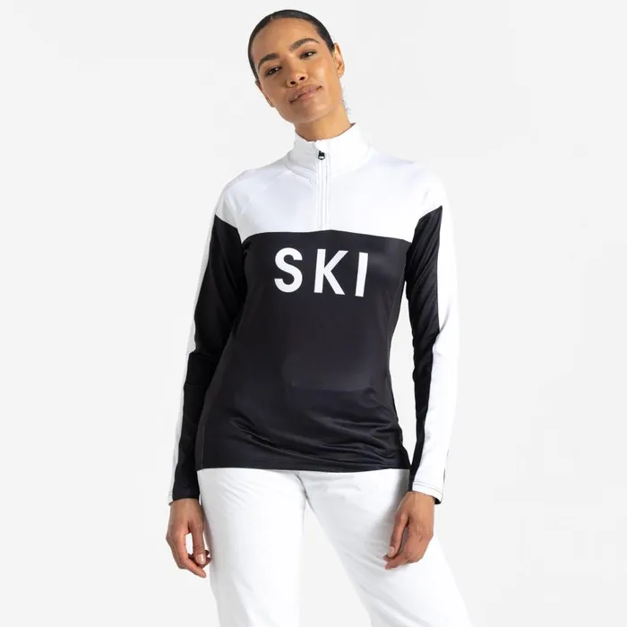Dare 2b Powder Core Stretch Midlayer Black White Women Midlayers