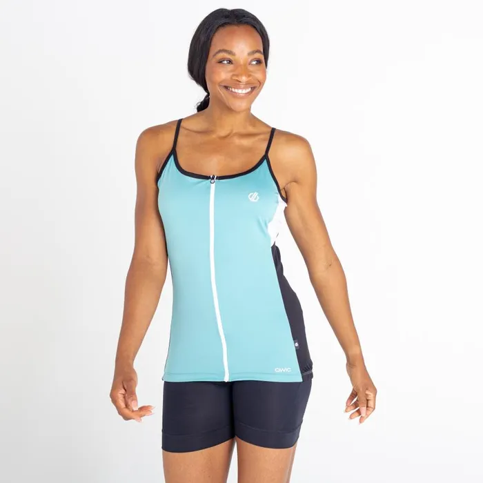 Dare 2b Regale II Recycled Lightweight Vest Meadowbrook Green Black Women Cycling Jerseys