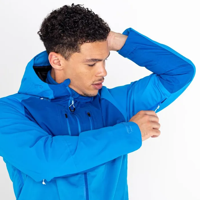 Dare 2b Soaring II Recycled Waterproof Jacket Teton Blue Snorkel Blue Men Waterproof Jackets