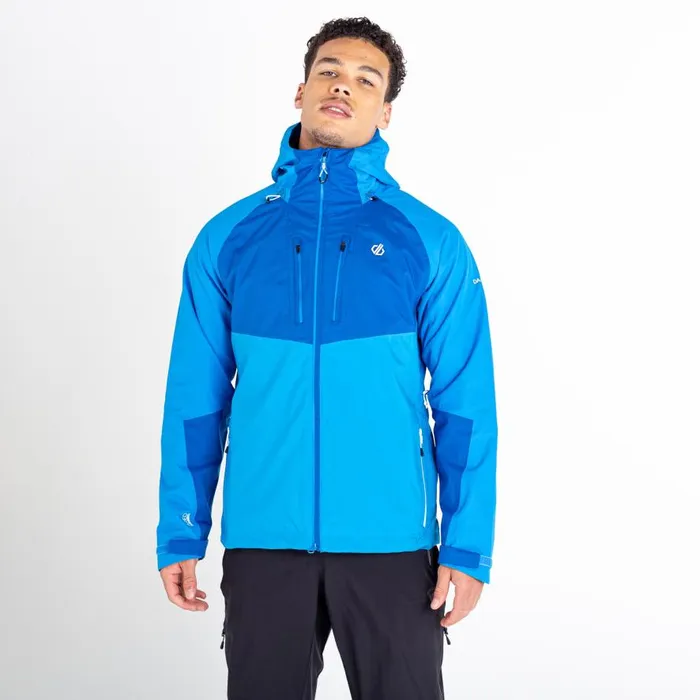 Dare 2b Soaring II Recycled Waterproof Jacket Teton Blue Snorkel Blue Men Waterproof Jackets