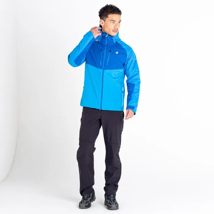 Dare 2b Soaring II Recycled Waterproof Jacket Teton Blue Snorkel Blue Men Waterproof Jackets