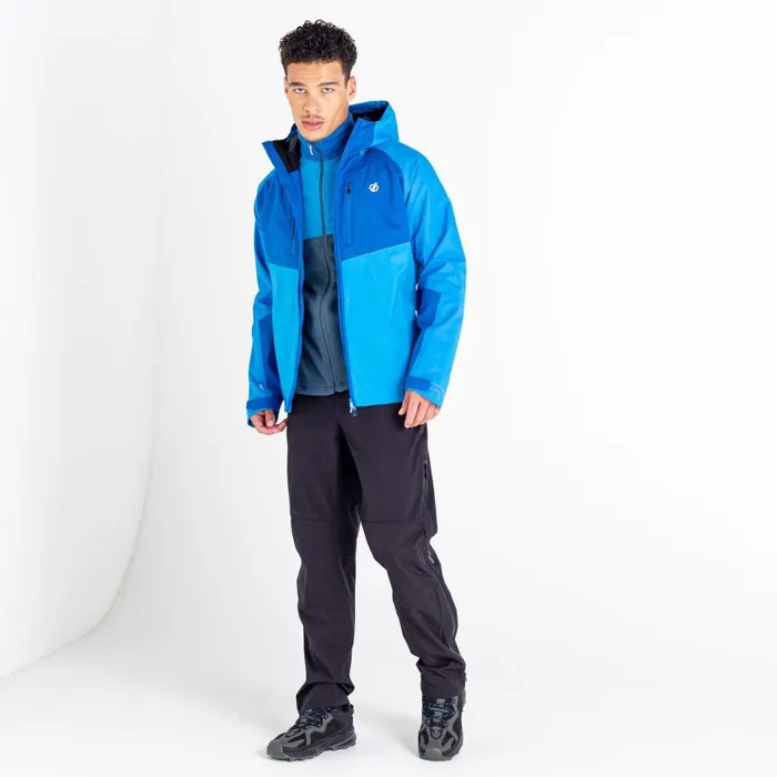 Dare 2b Soaring II Recycled Waterproof Jacket Teton Blue Snorkel Blue Men Waterproof Jackets