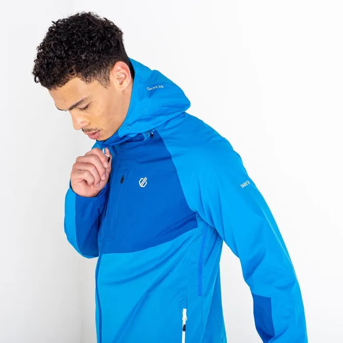 Dare 2b Soaring II Recycled Waterproof Jacket Teton Blue Snorkel Blue Men Waterproof Jackets