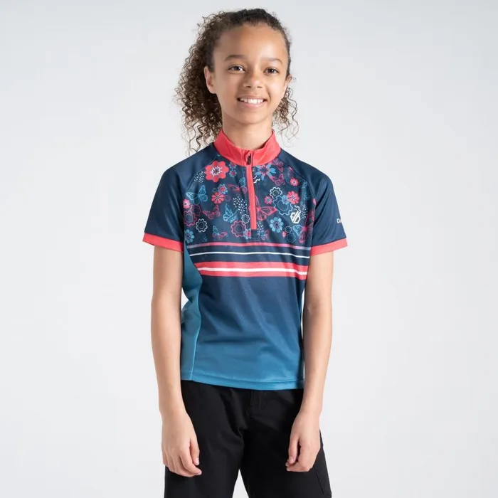 Dare 2b Speed Up II Jersey Moonlight Denim Petal Print Kids
