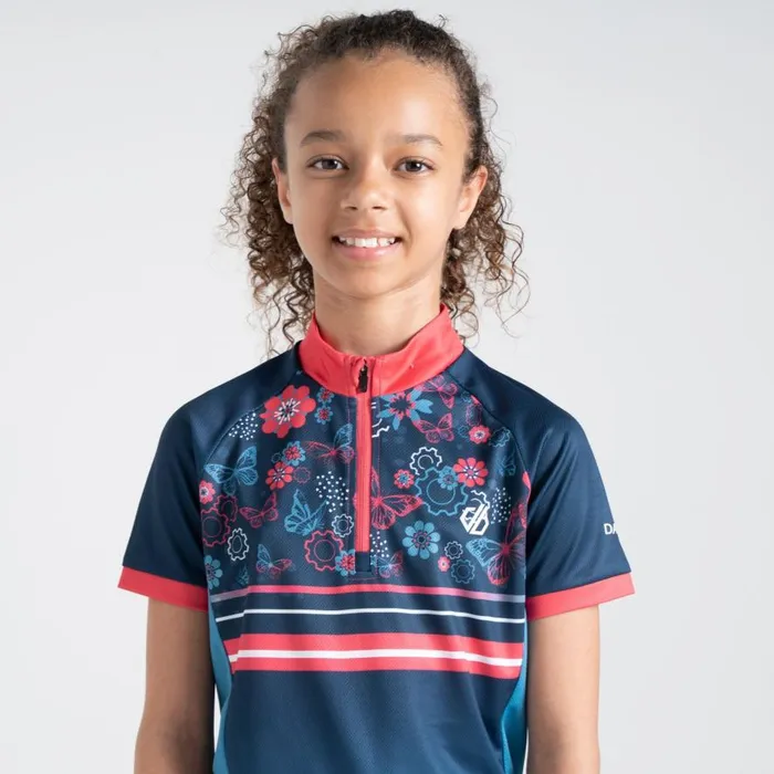Dare 2b Speed Up II Jersey Moonlight Denim Petal Print Kids