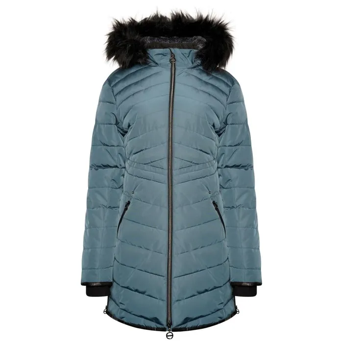 Dare 2b Striking III Mid Length Padded Jacket Orion Grey Women Insulated Jackets