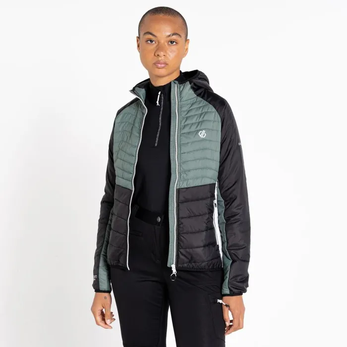 Dare 2b Surmount II Wool Quilted Jacket Duck Green Women Insulated Jackets