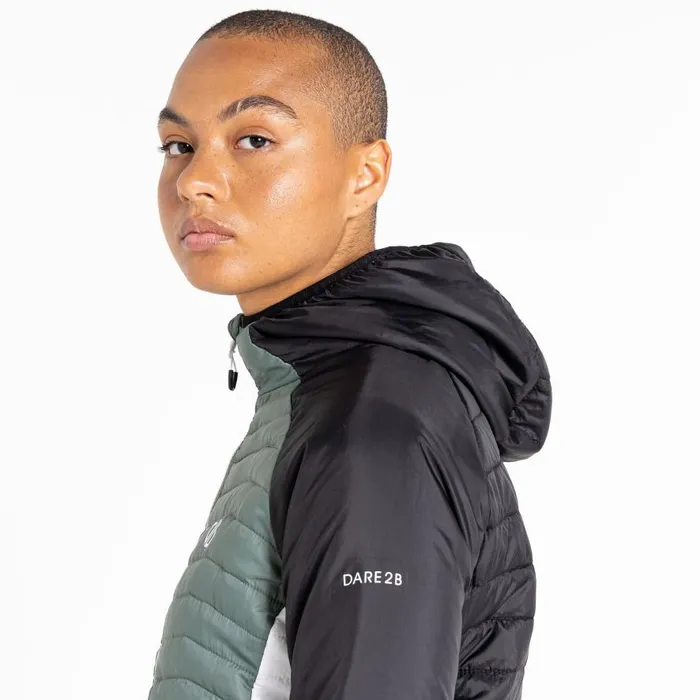 Dare 2b Surmount II Wool Quilted Jacket Duck Green Women Insulated Jackets