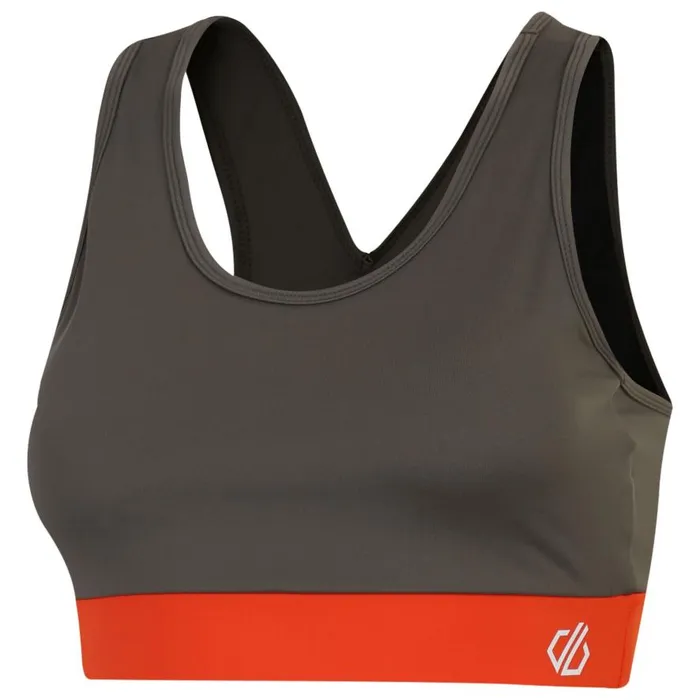 Dare 2b Swift Sports Bra Lichen Green Orange Women Gym Tops