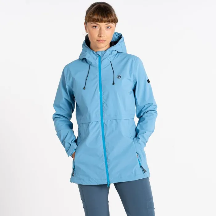 Dare 2b Switch Up Recycled Waterproof Jacket Niagara Blue Women Waterproof Jackets