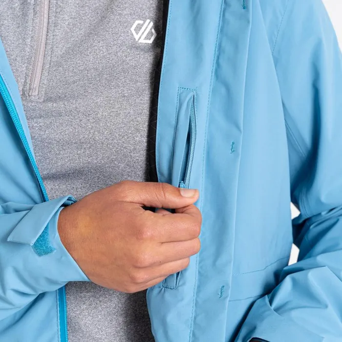Dare 2b Switch Up Recycled Waterproof Jacket Niagara Blue Women Waterproof Jackets