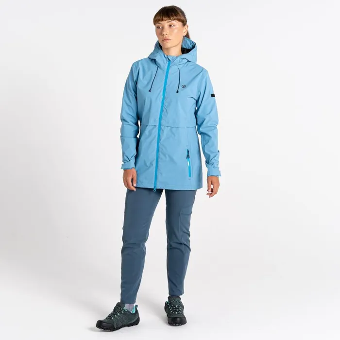 Dare 2b Switch Up Recycled Waterproof Jacket Niagara Blue Women Waterproof Jackets