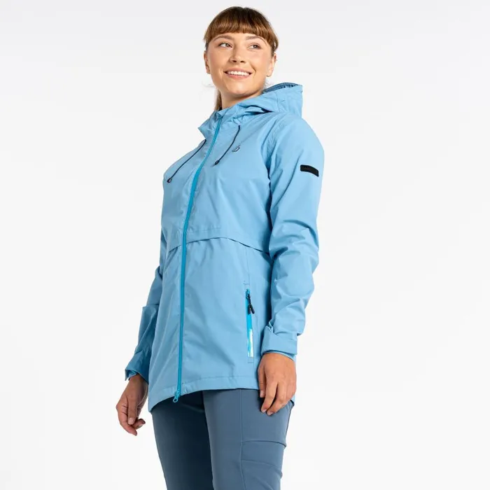 Dare 2b Switch Up Recycled Waterproof Jacket Niagara Blue Women Waterproof Jackets