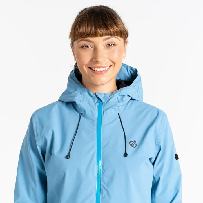 Dare 2b Switch Up Recycled Waterproof Jacket Niagara Blue Women Waterproof Jackets