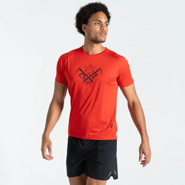 Dare 2b Tech TShirt Seville Red Men Graphic TShirts