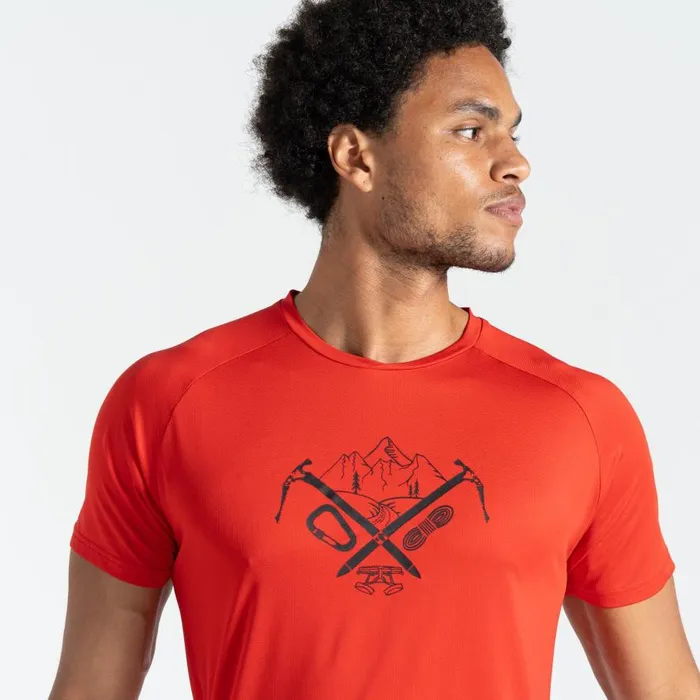 Dare 2b Tech TShirt Seville Red Men Graphic TShirts