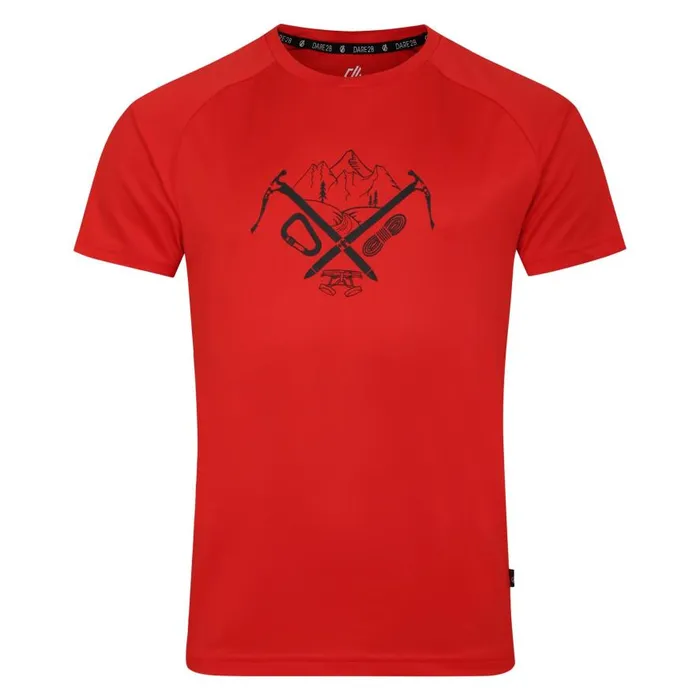 Dare 2b Tech TShirt Seville Red Men Graphic TShirts