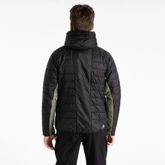 Dare 2b Touring II Baffled Jacket Black Olivine Green Men Insulated Jackets