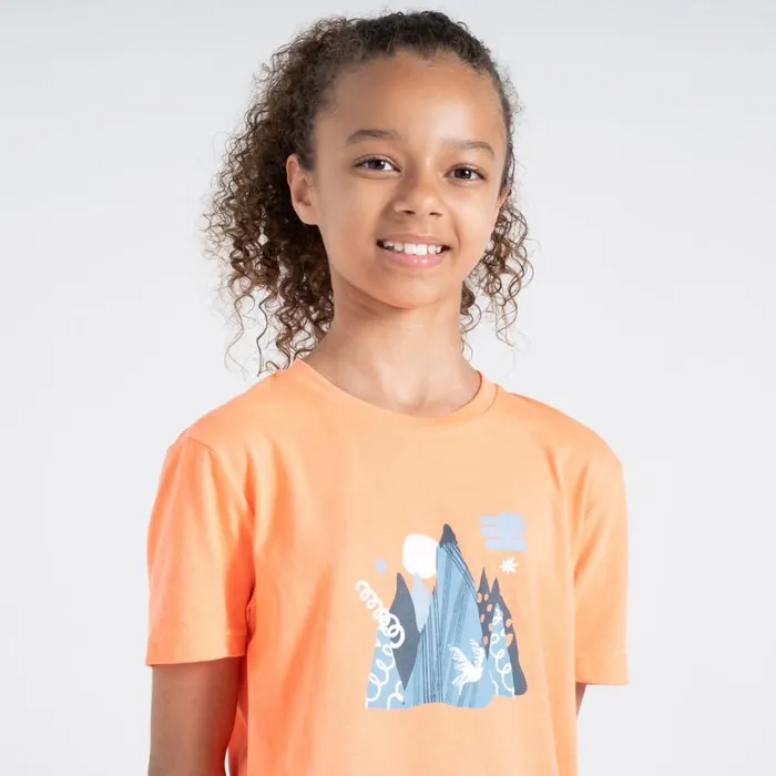 Dare 2b Trailblazer II TShirt Live Wire Orange Kids