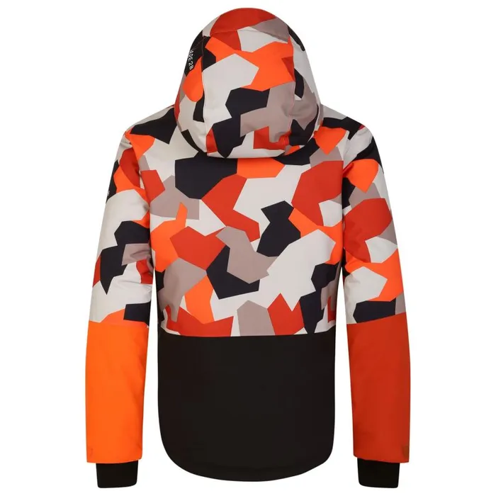 Dare 2b Traverse Ski Jacket Orange Camo Black Kids Insulated Jackets