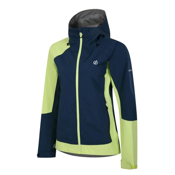 Dare 2b Traversing Waterproof Jacket Moonlight Denim Sharp Green Women Waterproof Jackets