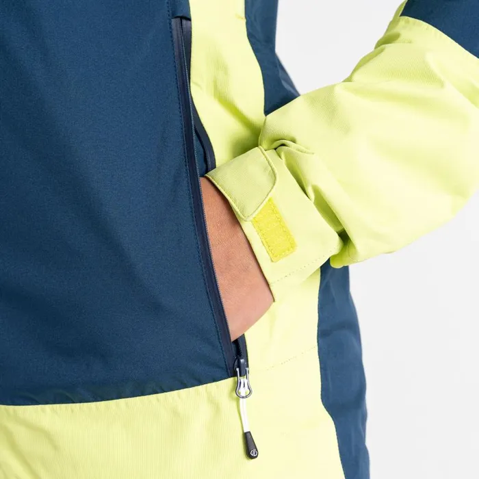 Dare 2b Traversing Waterproof Jacket Moonlight Denim Sharp Green Women Waterproof Jackets