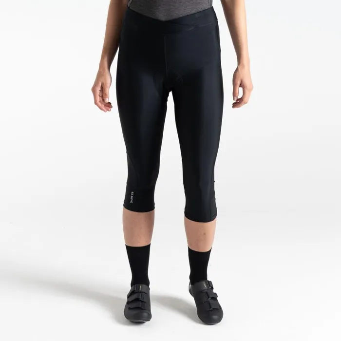 Dare 2b Worldly Gel Cycling Capri Black Women Shorts
