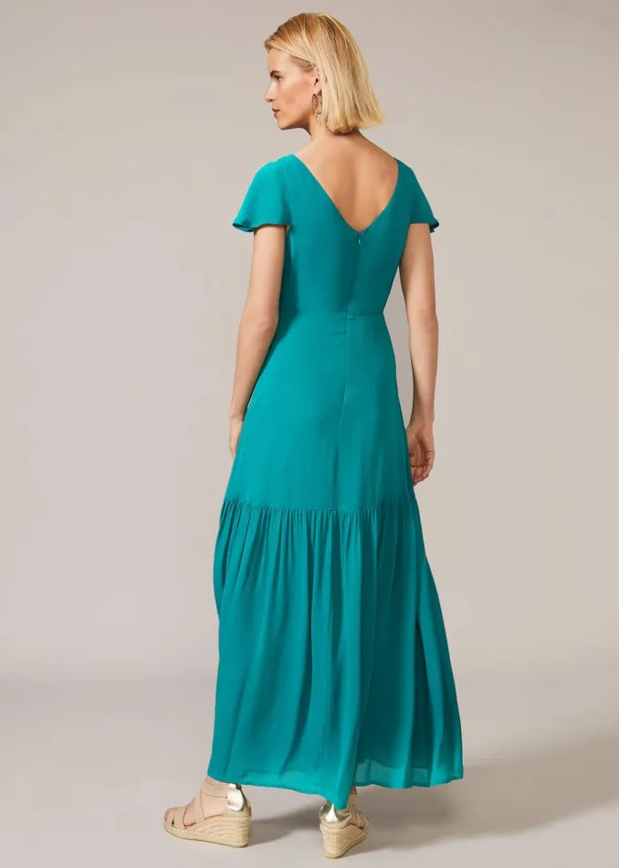 Dauphine Maxi Dress Blue Women Phase Eight Knitwear