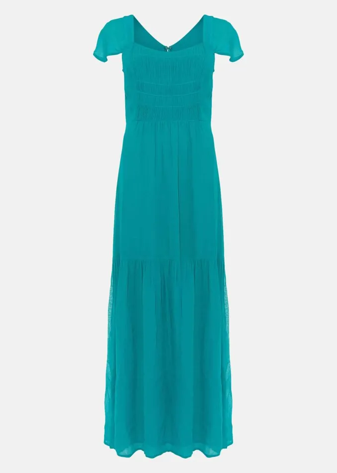 Dauphine Maxi Dress Blue Women Phase Eight Knitwear
