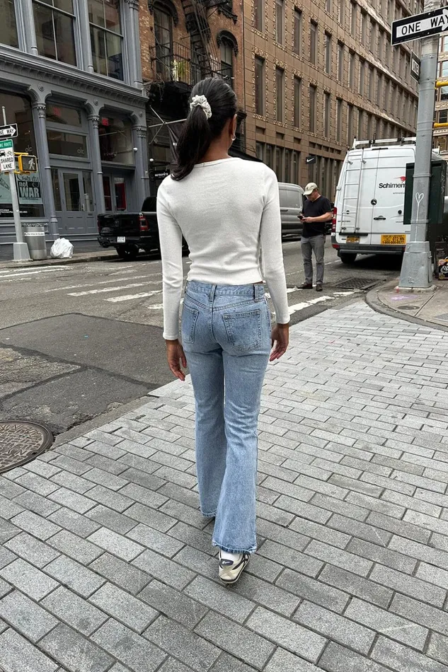 Deanie Top Natural White Women Brandy Melville Tops