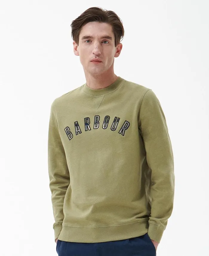 Debson Crew Neck Sweatshirt Fig Men Barbour Hoodies and Sweatshirts