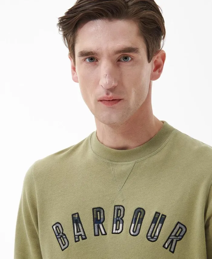 Debson Crew Neck Sweatshirt Fig Men Barbour Hoodies and Sweatshirts