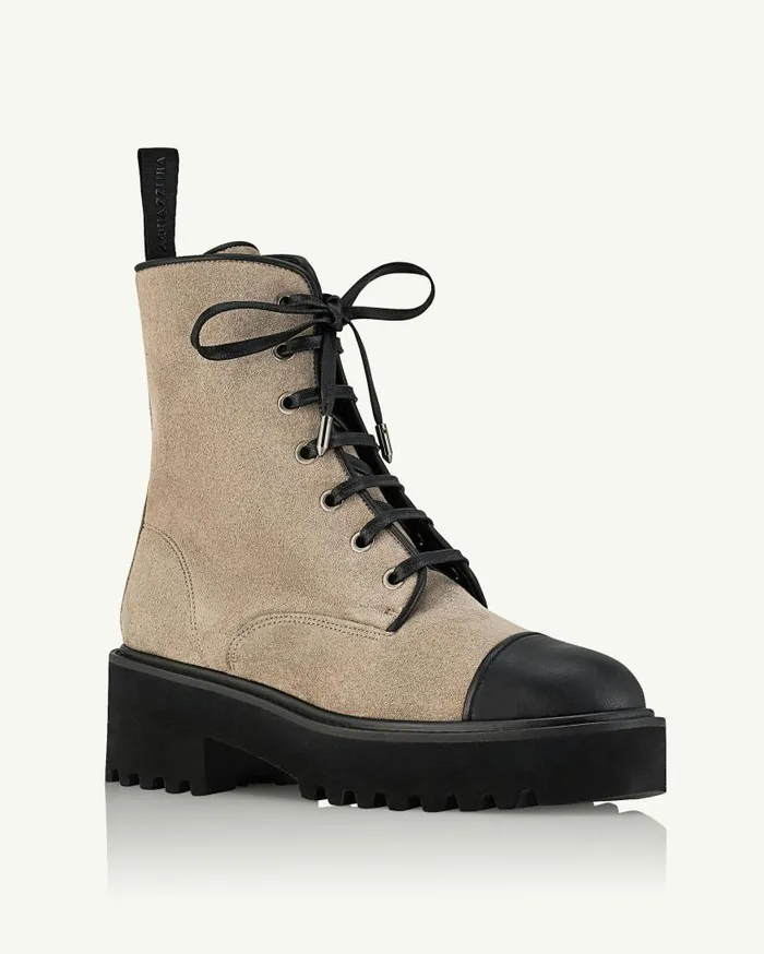 Desert Bootie Flat Grey Women Aquazzura Booties