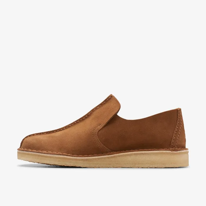 Desert Mosier Cola Suede Men Clarks Loafers and Slip Ons