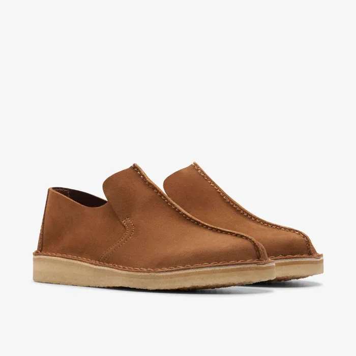 Desert Mosier Cola Suede Men Clarks Loafers and Slip Ons