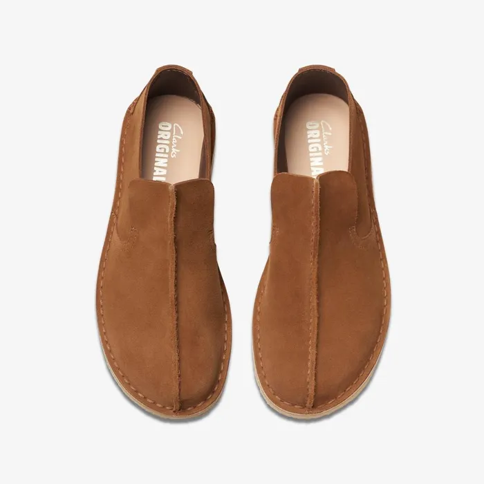 Desert Mosier Cola Suede Men Clarks Loafers and Slip Ons
