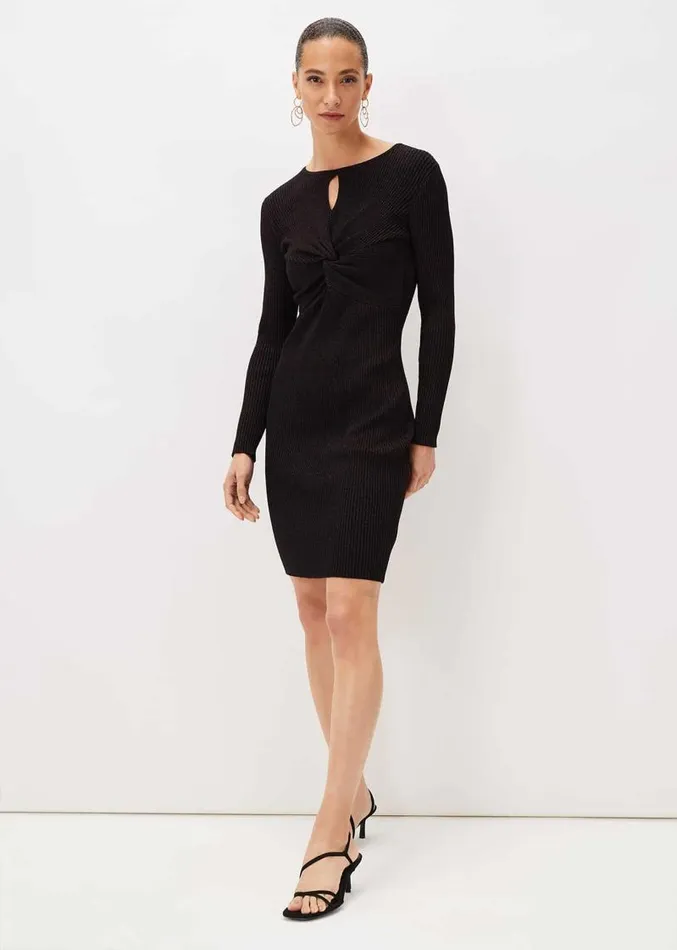 Dielle Shimmer Twist Dress Port Women Phase Eight Dresses