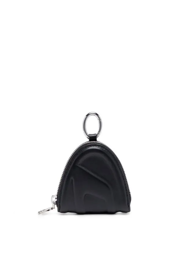 Diesel Coin Purse Zip Black MenWomen Wallets