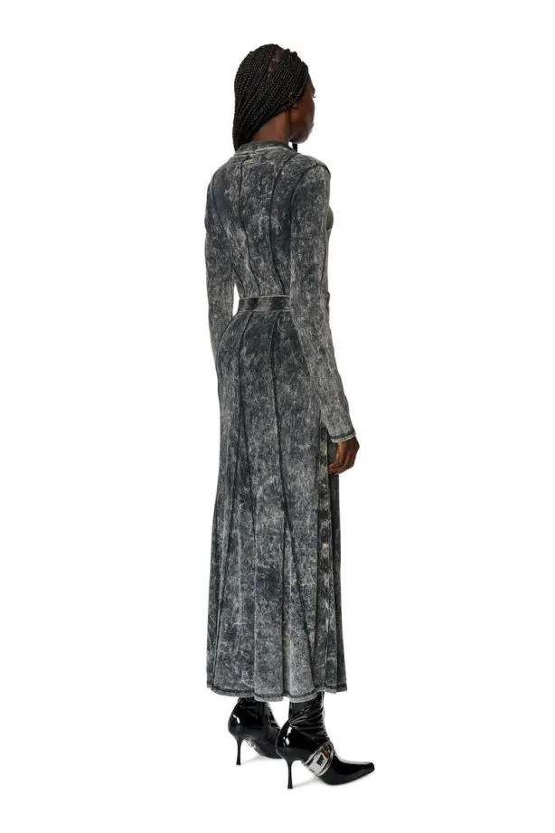 Diesel Dlavalin Black Women Dresses