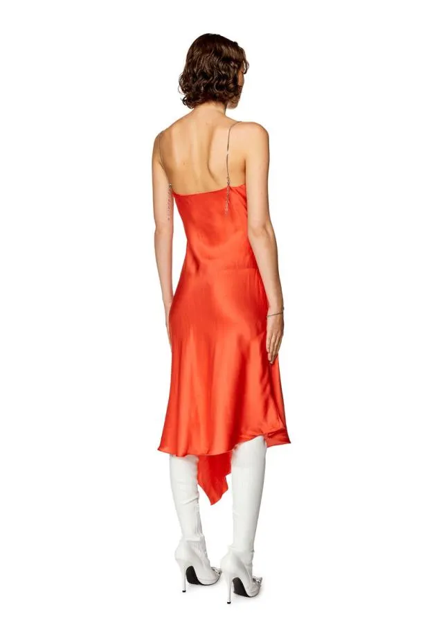 Diesel Dmint Red Women Dresses