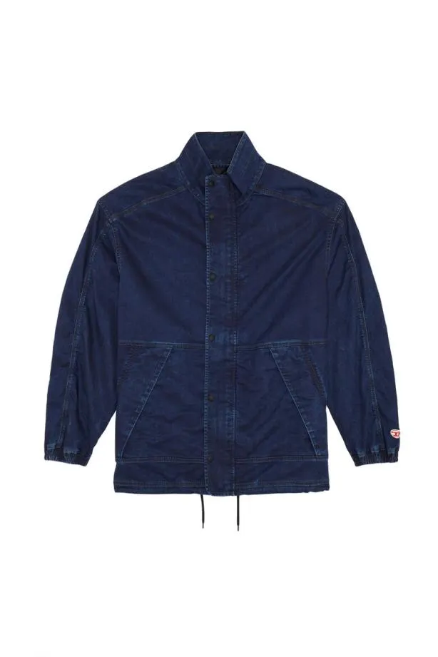 Diesel Drodney Joggjeans Windbreaker Dark Blue Men Jackets