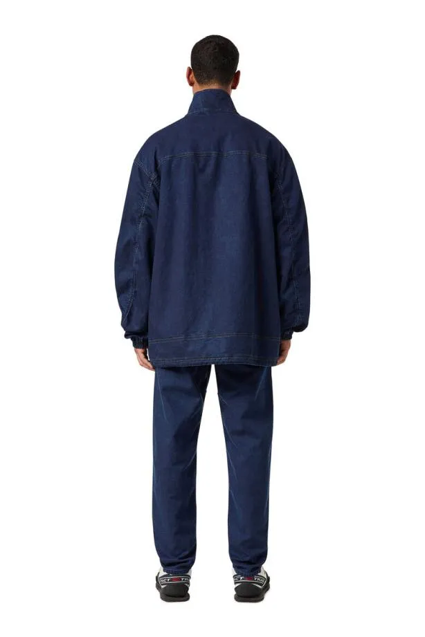 Diesel Drodney Joggjeans Windbreaker Dark Blue Men Jackets